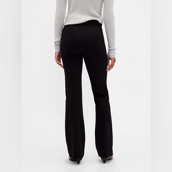 NWT! GAP Black High Rise Double Knit Boot Pants - Size XS Petite - Picture 4 of 7